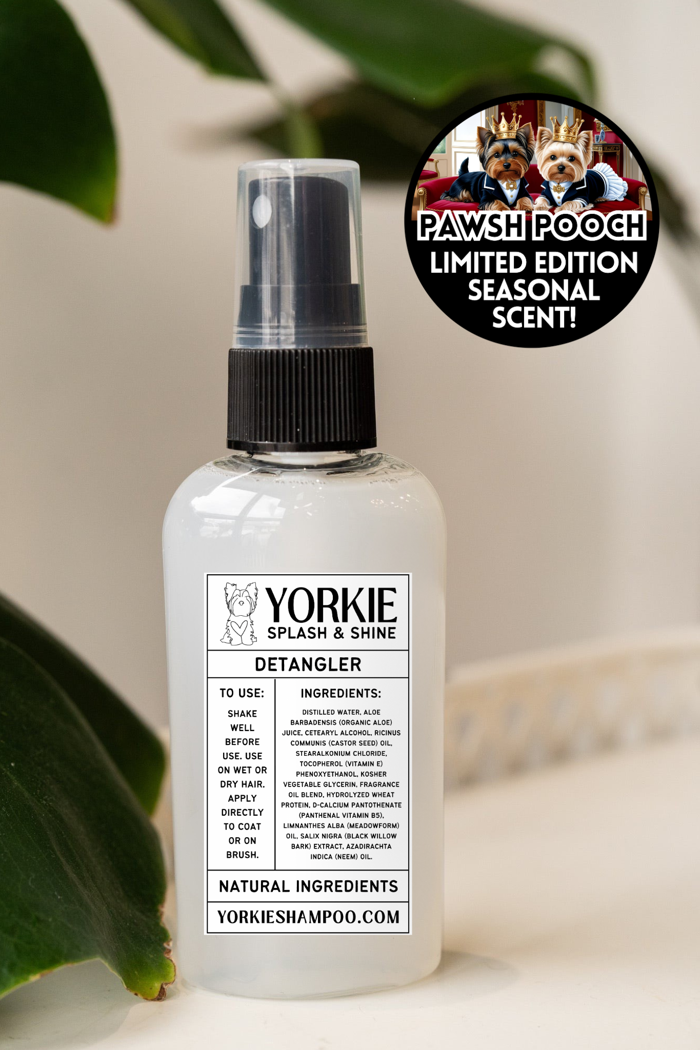 Limited Edition Yorkie Sheen DETANGLER - Pawsh Pooch